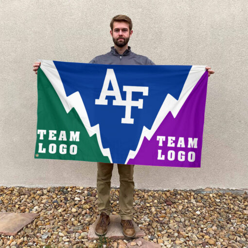 Falcons vs Custom Team House Divided Flag, Custom Spirit Flag Falcons vs Custom Team House Divided Flag, Custom Spirit Flag