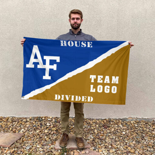 Falcons vs Custom Team House Divided Flag, NCAA Rivalry Flag Falcons vs Custom Team House Divided Flag, NCAA Rivalry Flag
