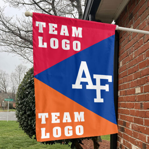 Falcons vs Custom Team House Divided Flag, NCAA Spirit Flag Falcons vs Custom Team House Divided Flag, NCAA Spirit Flag