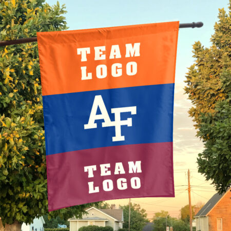 Falcons vs Custom Team House Divided Flag, NCAA Two Team Flag