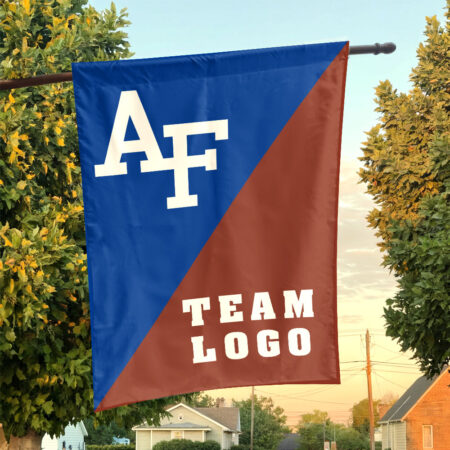 Falcons vs Custom Team House Divided Flag, Personalized College Flag