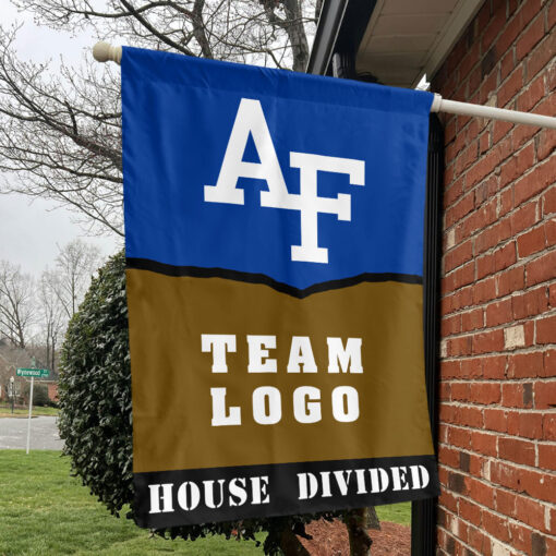 Falcons vs Custom Team House Divided Flag, Personalized House Flag Falcons vs Custom Team House Divided Flag, Personalized House Flag