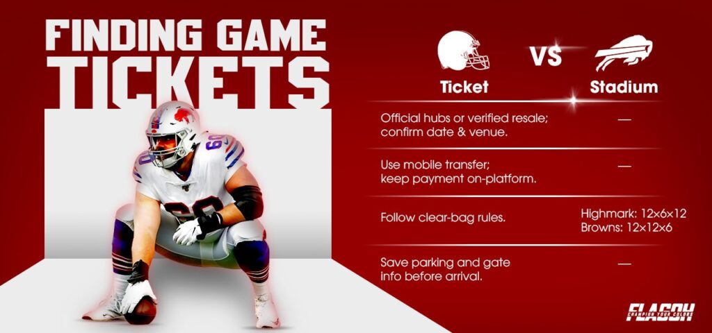 Finding Buffalo Bills vs Cleveland Browns Tickets