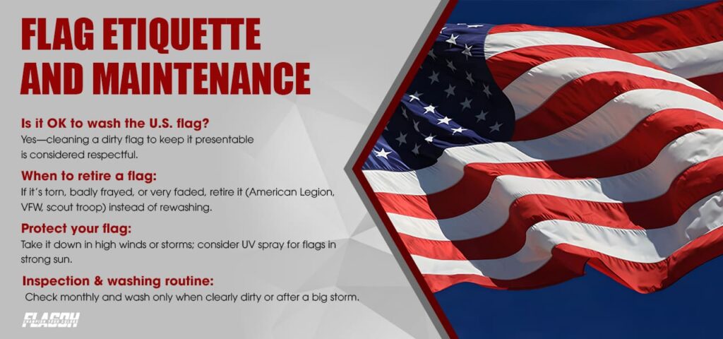 Flag Etiquette and Maintenance
