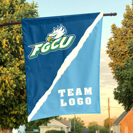 Florida Gulf Coast vs Custom Team House Divided Flag, Custom College Flag