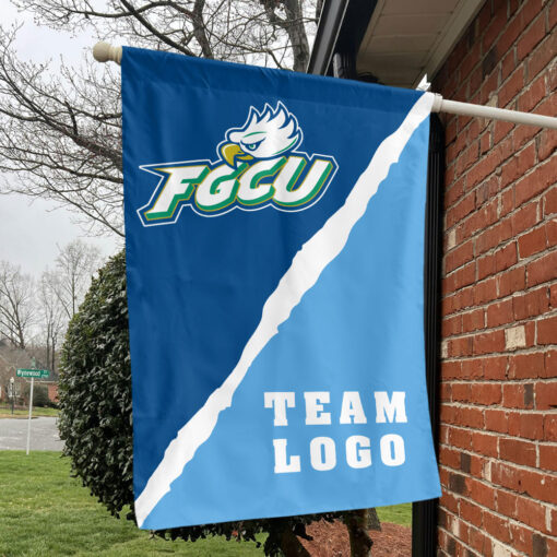 Florida Gulf Coast vs Custom Team House Divided Flag, Custom College Flag