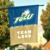Florida Gulf Coast vs Custom Team House Divided Flag, Custom House Flag