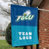 Florida Gulf Coast vs Custom Team House Divided Flag, Custom NCAA Flag