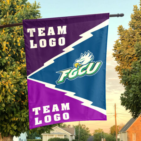 Florida Gulf Coast vs Custom Team House Divided Flag, Custom Spirit Flag