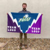 Florida Gulf Coast vs Custom Team House Divided Flag, Custom Spirit Flag