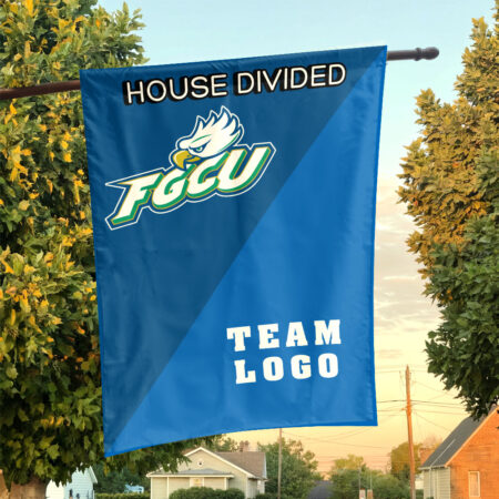 Florida Gulf Coast vs Custom Team House Divided Flag, Custom Team Flag