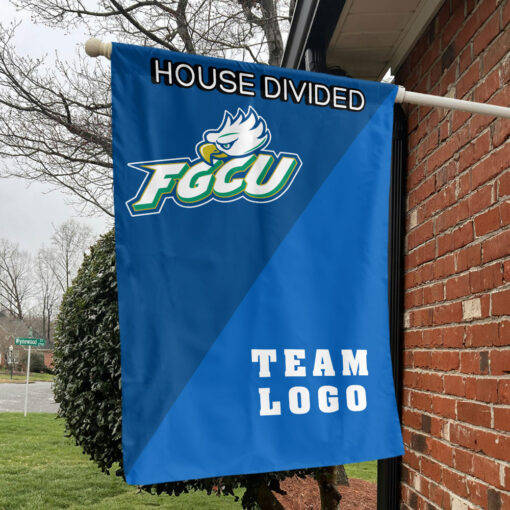 Florida Gulf Coast vs Custom Team House Divided Flag, Custom Team Flag
