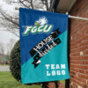 Florida Gulf Coast vs Custom Team House Divided Flag, NCAA Team Flag