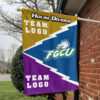 Florida Gulf Coast vs Custom Team House Divided Flag, Personalized Spirit Flag