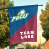 Florida Gulf Coast vs Custom Team House Divided Flag, Personalized Team Flag