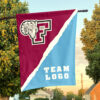 Fordham Rams vs Custom Team House Divided Flag, Custom College Flag