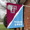 Fordham Rams vs Custom Team House Divided Flag, Custom College Flag