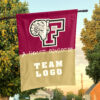 Fordham Rams vs Custom Team House Divided Flag, Custom House Flag