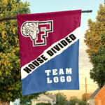 Fordham Rams vs Custom Team House Divided Flag, Custom Rivalry Flag