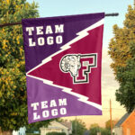 Fordham Rams vs Custom Team House Divided Flag, Custom Spirit Flag