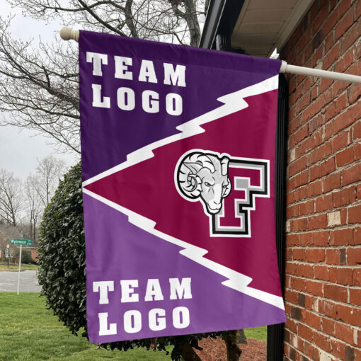 Fordham Rams vs Custom Team House Divided Flag, Custom Spirit Flag Fordham Rams vs Custom Team House Divided Flag, Custom Spirit Flag