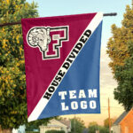 Fordham Rams vs Custom Team House Divided Flag, Custom Split Flag