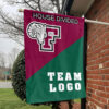 Fordham Rams vs Custom Team House Divided Flag, NCAA Custom Flag