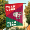 Fordham Rams vs Custom Team House Divided Flag, NCAA Spirit Flag
