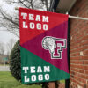 Fordham Rams vs Custom Team House Divided Flag, NCAA Spirit Flag