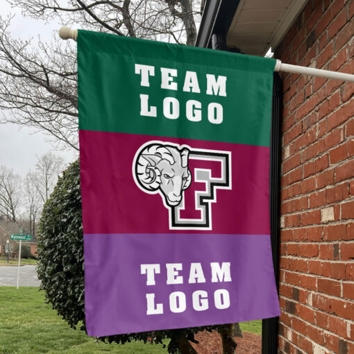 Fordham Rams vs Custom Team House Divided Flag, NCAA Two Team Flag Fordham Rams vs Custom Team House Divided Flag, NCAA Two Team Flag