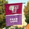 Fordham Rams vs Custom Team House Divided Flag, Personalized NCAA Flag