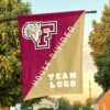 Fordham Rams vs Custom Team House Divided Flag, Personalized Split Flag