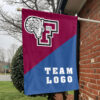 Fordham Rams vs Custom Team House Divided Flag, Personalized Team Flag 1 Fordham Rams vs Custom Team House Divided Flag, Personalized Team Flag