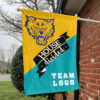 Fort Valley State Wildcats vs Custom Team House Divided Flag, College Custom Flag