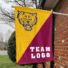 Fort Valley State Wildcats vs Custom Team House Divided Flag, Custom House Flag