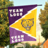 Fort Valley State Wildcats vs Custom Team House Divided Flag, Custom Rivalry Flag