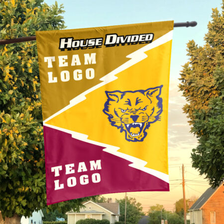 Fort Valley State Wildcats vs Custom Team House Divided Flag, Custom Spirit Flag