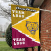 Fort Valley State Wildcats vs Custom Team House Divided Flag, Custom Spirit Flag
