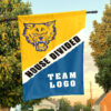 Fort Valley State Wildcats vs Custom Team House Divided Flag, NCAA Rivalry Flag