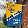 Fort Valley State Wildcats vs Custom Team House Divided Flag, NCAA Rivalry Flag