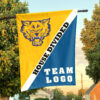 Fort Valley State Wildcats vs Custom Team House Divided Flag, Personalized College Flag