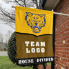 Fort Valley State Wildcats vs Custom Team House Divided Flag, Personalized House Flag