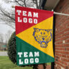 Fort Valley State Wildcats vs Custom Team House Divided Flag, Personalized Team Flag