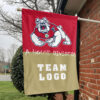 Fresno State Bulldogs vs Custom Team House Divided Flag, Custom House Flag