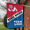 Fresno State Bulldogs vs Custom Team House Divided Flag, Custom Rivalry Flag