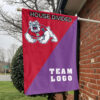 Fresno State Bulldogs vs Custom Team House Divided Flag, Custom Team Flag