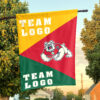 Fresno State Bulldogs vs Custom Team House Divided Flag, NCAA Spirit Flag