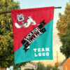 Fresno State Bulldogs vs Custom Team House Divided Flag, NCAA Team Flag