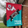 Fresno State Bulldogs vs Custom Team House Divided Flag, NCAA Team Flag