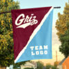 Grizzlies vs Custom Team House Divided Flag, Custom College Flag